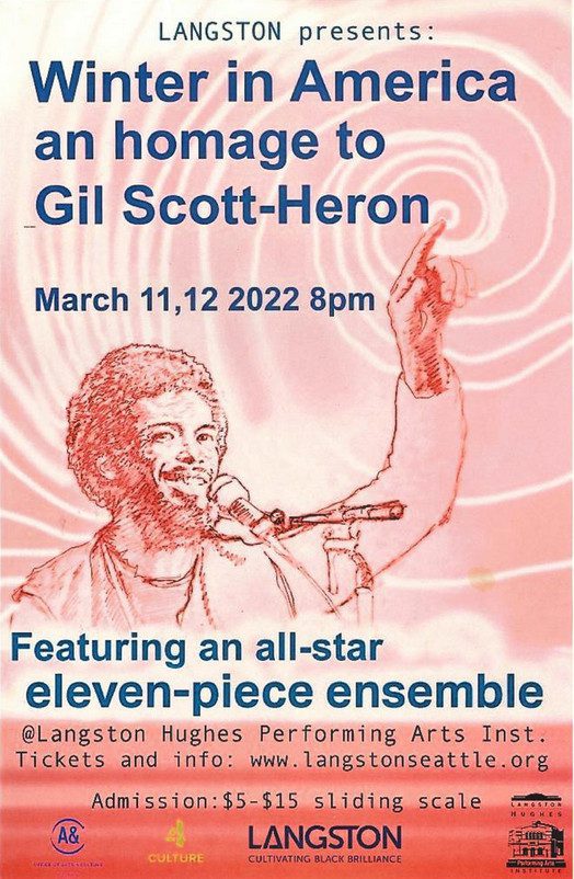 Poster for Winter in America: an homage to Gil Scott-Heron
