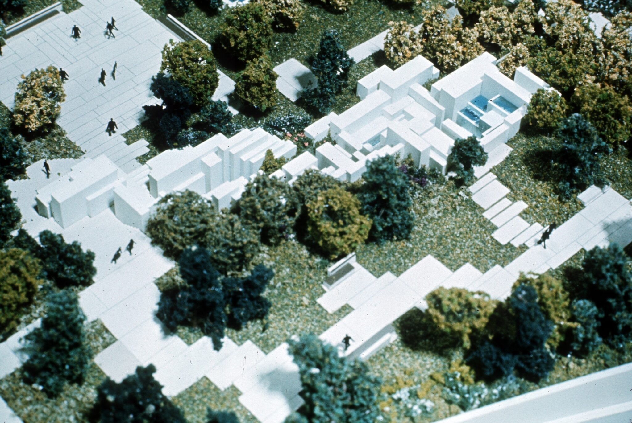 color scale model of Freeway Park, 1975
